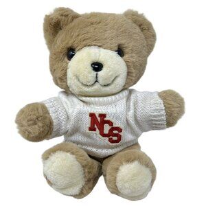 Vintage Trudy Toys North Carolina State NCS Plush Teddy Bear 1983 Sweater